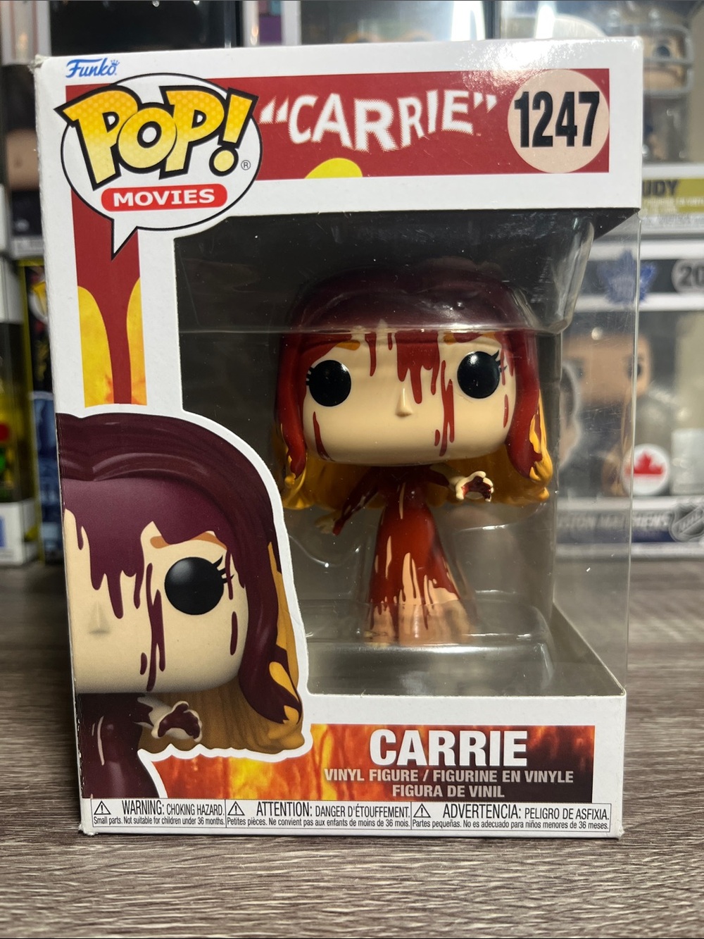 Funko Pop! Carrie Vinyl Figure — Red, Brown, Yellow